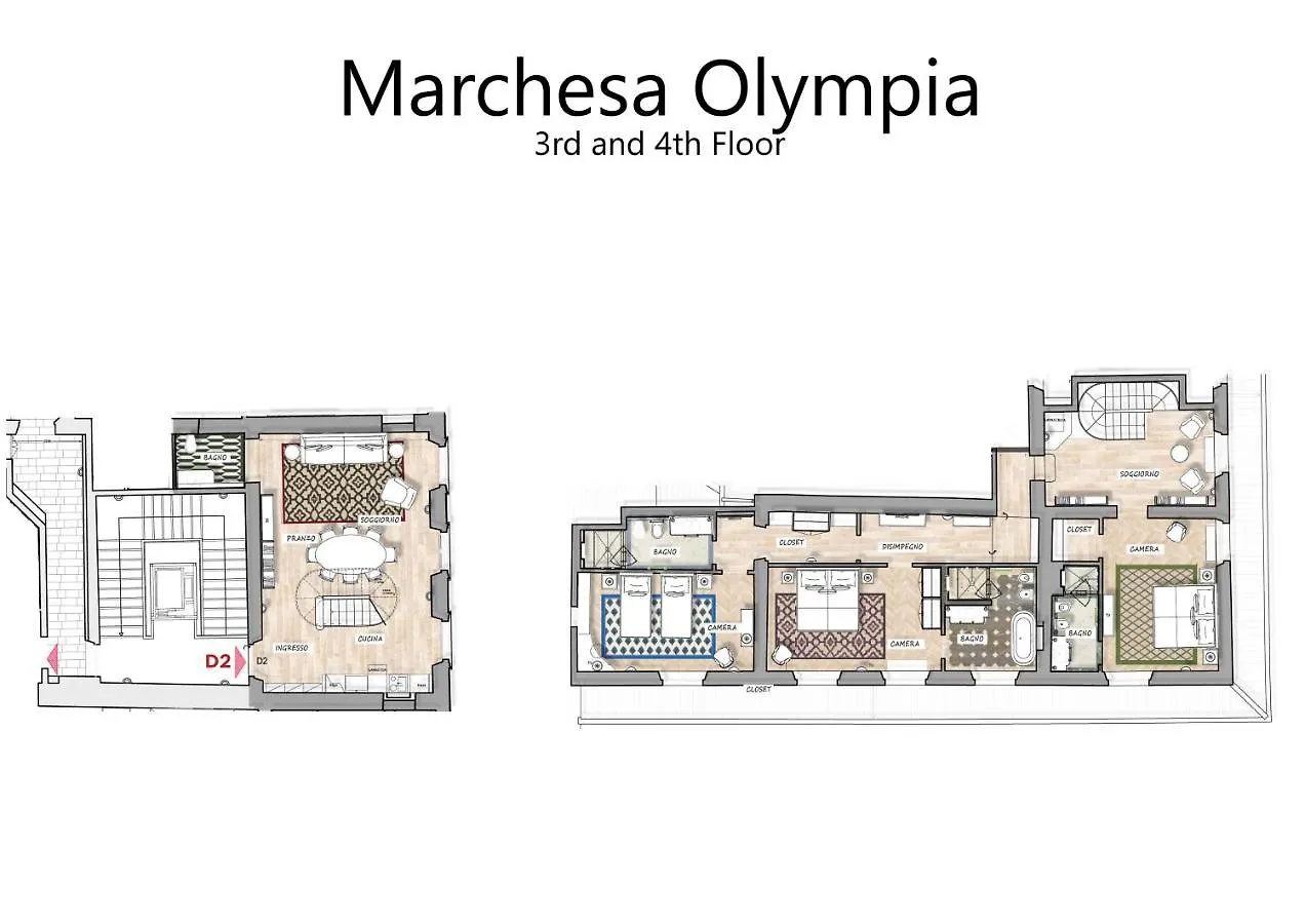Marchesa Olympia - La Dimora Degli Affreschi Firenze Italia